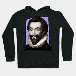 English Poet John Donne illustration Hoodie